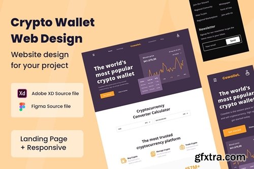 Crypto Wallet Web Design