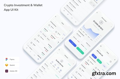 Crypto Investment & Wallet App UI Kit