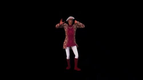 Videohive - Medieval Man Dance 2 - Halloween Concept - 34137946