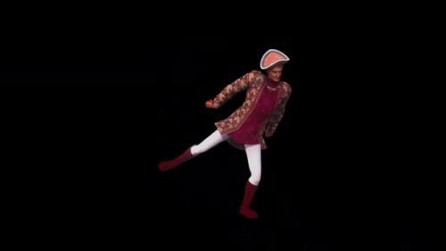 Videohive - Medieval Man Dance 1 - Halloween Concept - 34137948