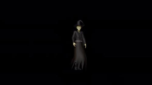 Videohive - Witch Dance 3 – Halloween Concept, Animation - 34137952