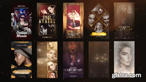 Videohive Awards/Gold Luxury Instagram Stories 31560460
