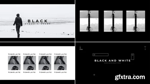 Videohive Black White Intro Show 33951185
