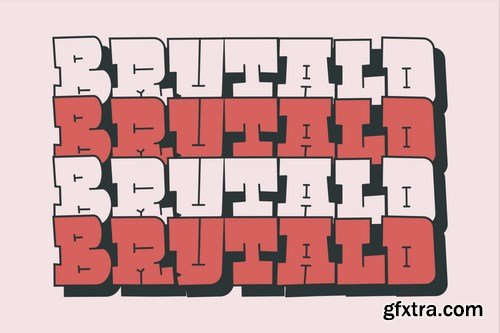 Brutald Bold Typeface