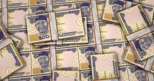 Videohive - Nigerian Naira money banknotes packs surface - 34131699