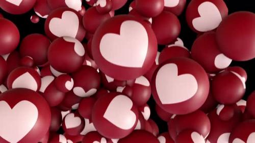 Videohive - Hearts Transition - 34133349