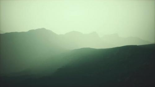Videohive - Morning Fog in Mountain of Afghanistan - 34136700