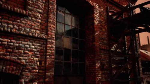 Videohive - Abandoned Industrial Buildings of Old Factory - 34137069