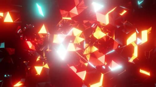Videohive - Christmas Disco Ball Party Crystal Equalizer Vj Loop HD - 34147816