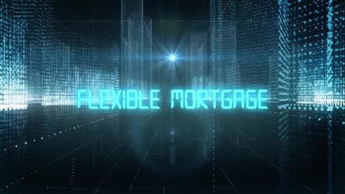 Videohive - Skyscrapers Digital City Tech Word Flexible Mortgage - 34130926