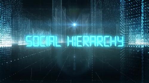 Videohive - Skyscrapers Digital City Tech Word Social Hierarchy - 34130938