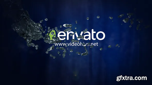 Videohive Water Logo Intro 34162911