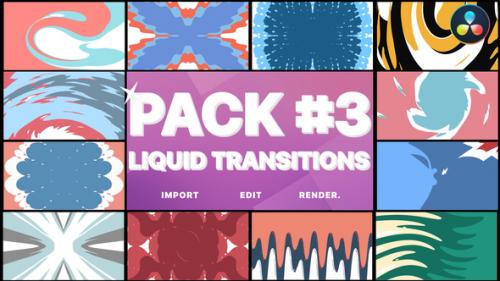 Videohive - Liquid Transitions Pack 03 | DaVinci Resolve - 34220917