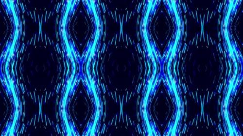 Videohive - Kaleidoscopic blue and black background - 34168412