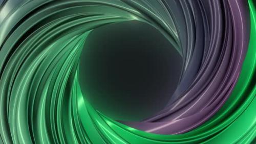 Videohive - Rotating purple and green torus - 34168417