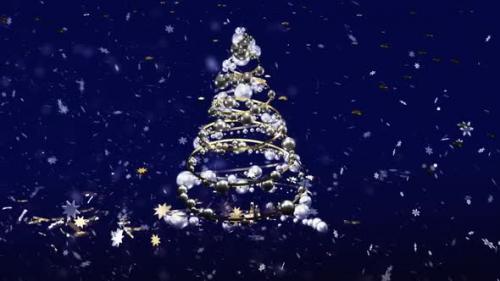 Videohive - Magic Christmas Tree V2, 4K - 34158593