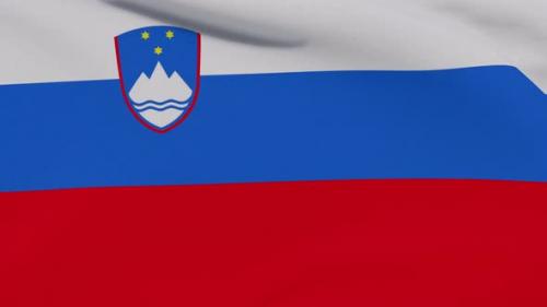 Videohive - Flag Slovenia Patriotism National Freedom Seamless Loop - 34163981