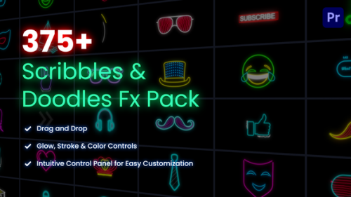 Videohive - Scribbles & Doodles FX Pack for Premiere Pro - 25784027