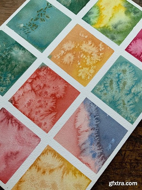 Create Amazing Textures and Patterns with Watercolours