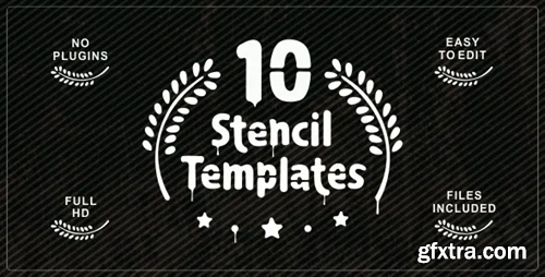 Videohive Ten Stencil Templates 13103035