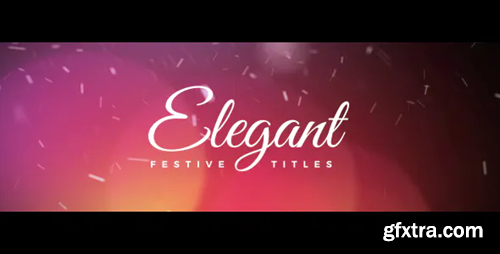 Videohive Elegant Festive Titles 18710546