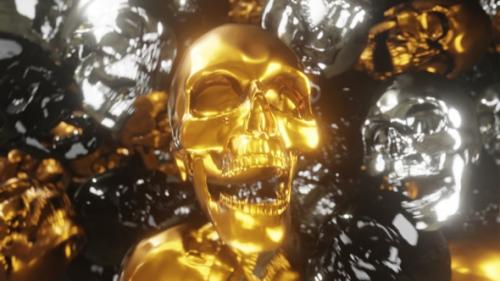 Videohive - Lux Skull Party 4K - 34241441