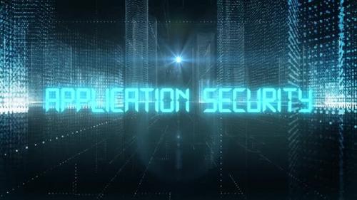 Videohive - Skyscrapers Digital City Tech Word Application Security - 34242384