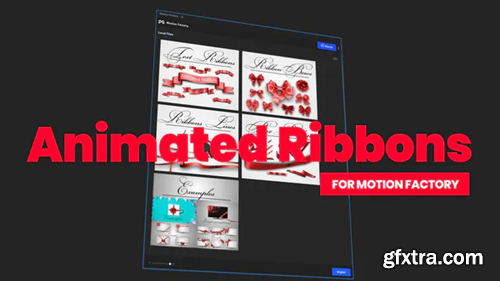 Videohive Animated Ribbons for Motion Factory 31144302