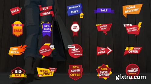 Videohive Sales Badges || After Effects 34322752