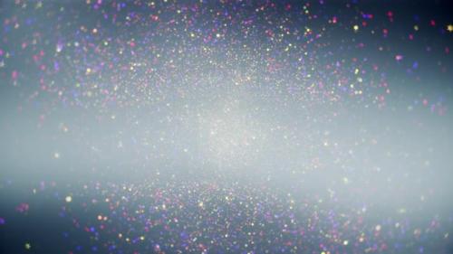 Videohive - Luxurious Silver Confetti Particles - 33330082