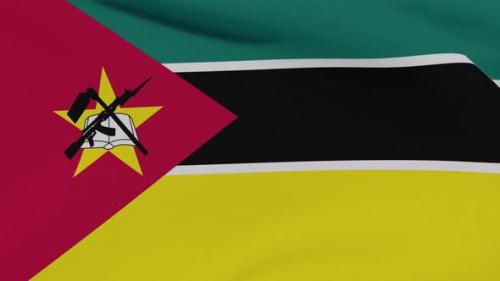 Videohive - Flag Mozambique Patriotism National Freedom Seamless Loop - 34244670