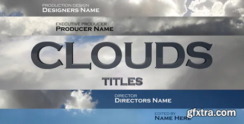 Videohive Clouds Titles Sequence 9561419