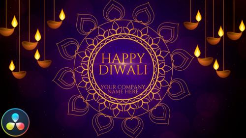 Videohive - Diwali Wishes - DaVinci Resolve - 34324334