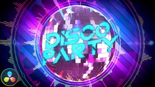 Videohive - Disco Party Opener - DaVinci Resolve - 34324443