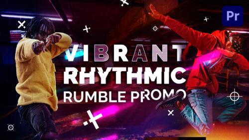 Videohive - Vibrant Rhythmic Rumble Promo | Mogrt - 34332999