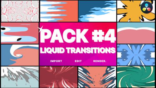 Videohive - Liquid Transitions Pack 04 | DaVinci Resolve - 34340087