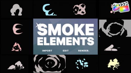 Videohive - Smoke Elements | FCPX - 34373115
