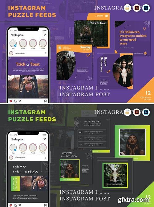 Halloween Puzzle Instagram Feed