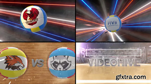 Videohive Volleyball Logo Reveal 34342259