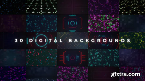 Videohive Digital Backgrounds 34370772