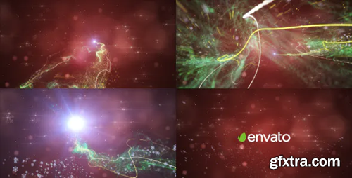 Videohive Particle Christmas Logo Reveal 9721888