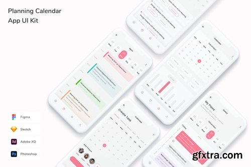 Planning Calendar App UI Kit