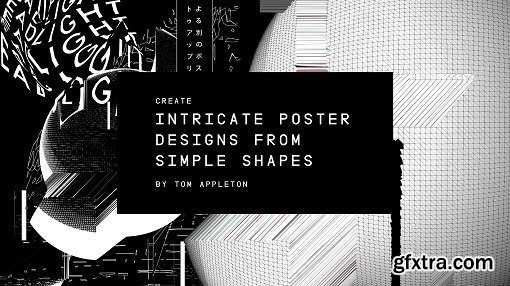 Create Intricate Poster Designs from Simple Shapes