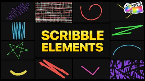 Videohive - Scribble Elements | FCPX - 34409816