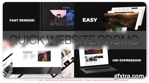 Videohive Quick Website Promo 34422560