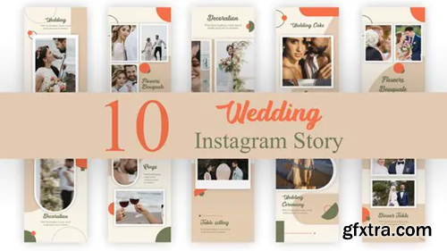 Videohive Wedding Instagram Stories Pack 34435413