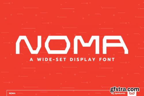 Noma | Wide-Set Display Font
