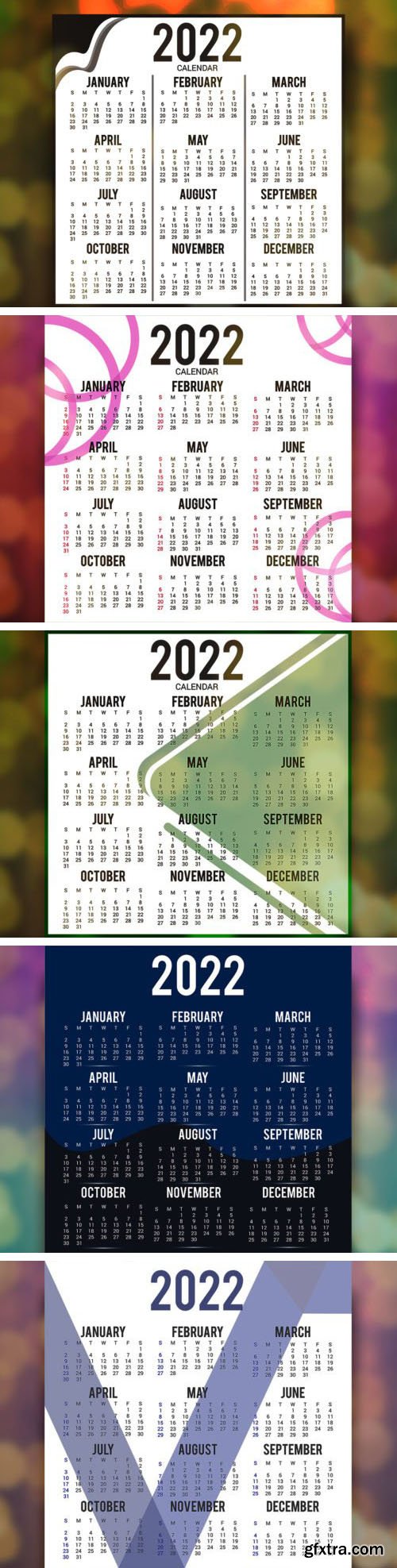 New Year Printable Calendar 2022 Templates