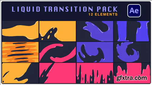 Videohive Liquid Transition Pack | After Effects 34446481