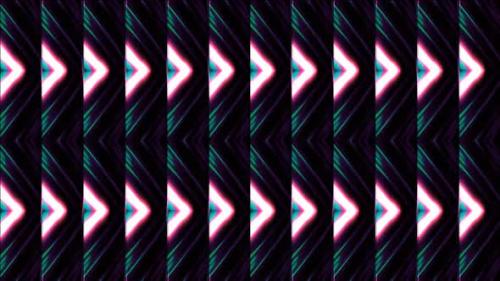 Videohive - Neon shimmering triangles in pattern - 34410973